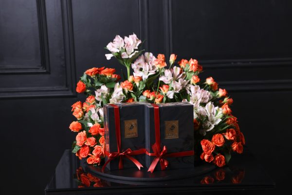 Al Adham 2 Pic | Orange & Pink Rose