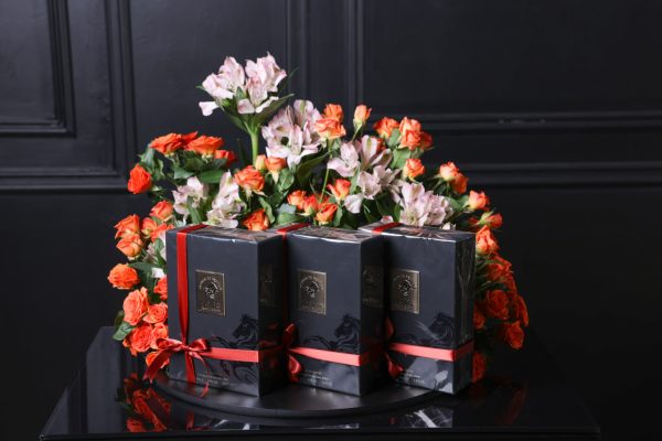 Al Adham 3 Pic | Orange & Pink Rose